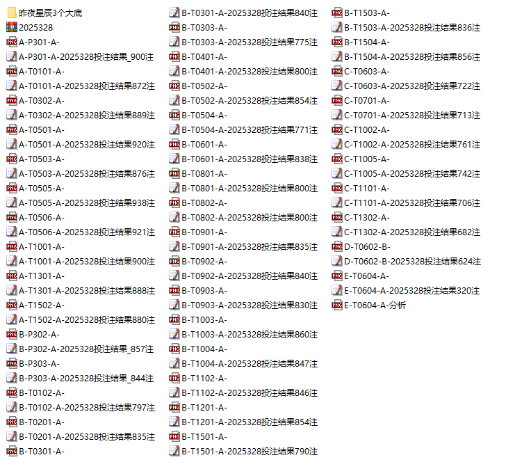 排三2025328期40个大底